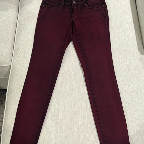 Vintage America Deep Red Jeans - Picture 2 of 5